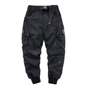 Black Cargo Techwear Pants