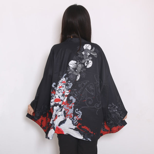 Techwear Kimono Women Koi