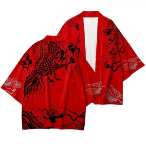 Red kimono men
