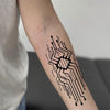 Cyberpunk style tattoos