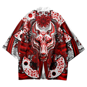 Male kimono red