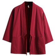 Winter kimono red