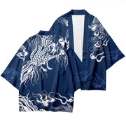 Blue kimono men