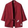 Red Winter kimono cranes