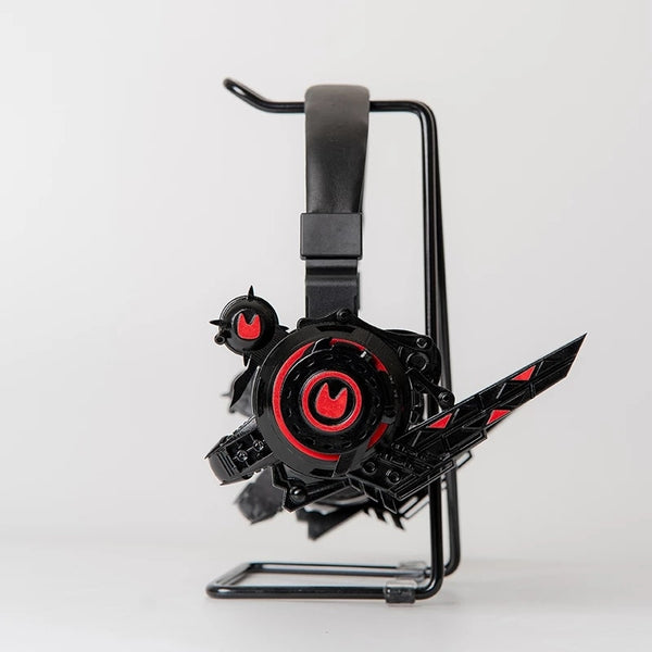 サイバーパンク未来風装飾ヘッドホンBlack Goat Exclusive Cyberpunk Black Headphones | Dive Into the Future