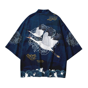Male kimono blue