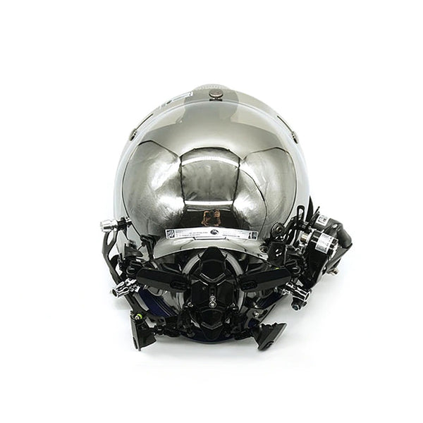 Silver Cyberpunk Helmet | CYBER TECHWEAR®