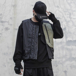 Sleeveless Backpack Jacket Techwear