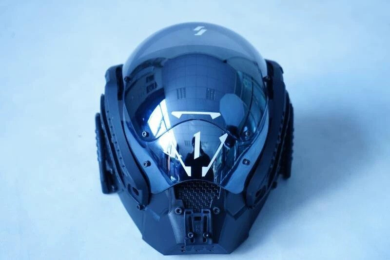 futuristic motorbike helmets