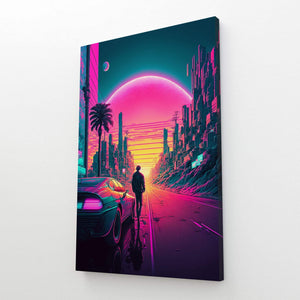 Sunset Cyberpunk Art | CYBER TECHWEAR®