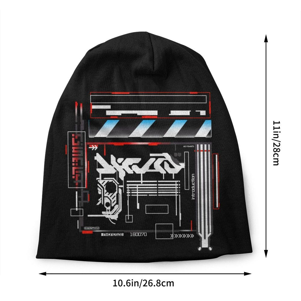 Symbols Techwear Beanie | CYBER TECHWEAR®