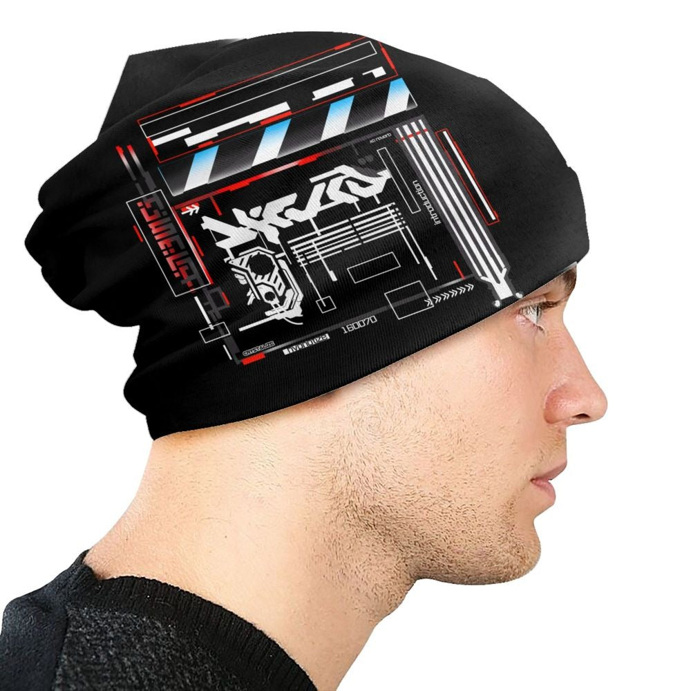 Symbols Techwear Beanie | CYBER TECHWEAR®