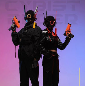 Tactical Cyberpunk Helmet  CYBER TECHWEAR®