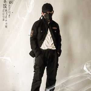 Tech Wear Black Jacket