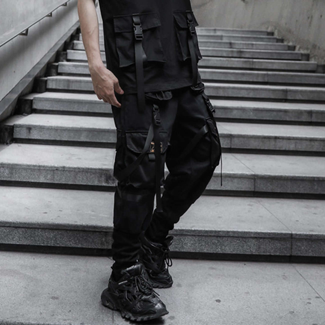 Techwear Black Pants | CYBER TECHWEAR®