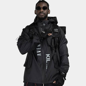 Techwear Cargo Coat