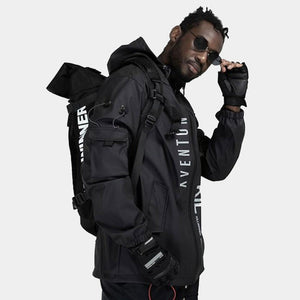 Techwear Cargo Coat
