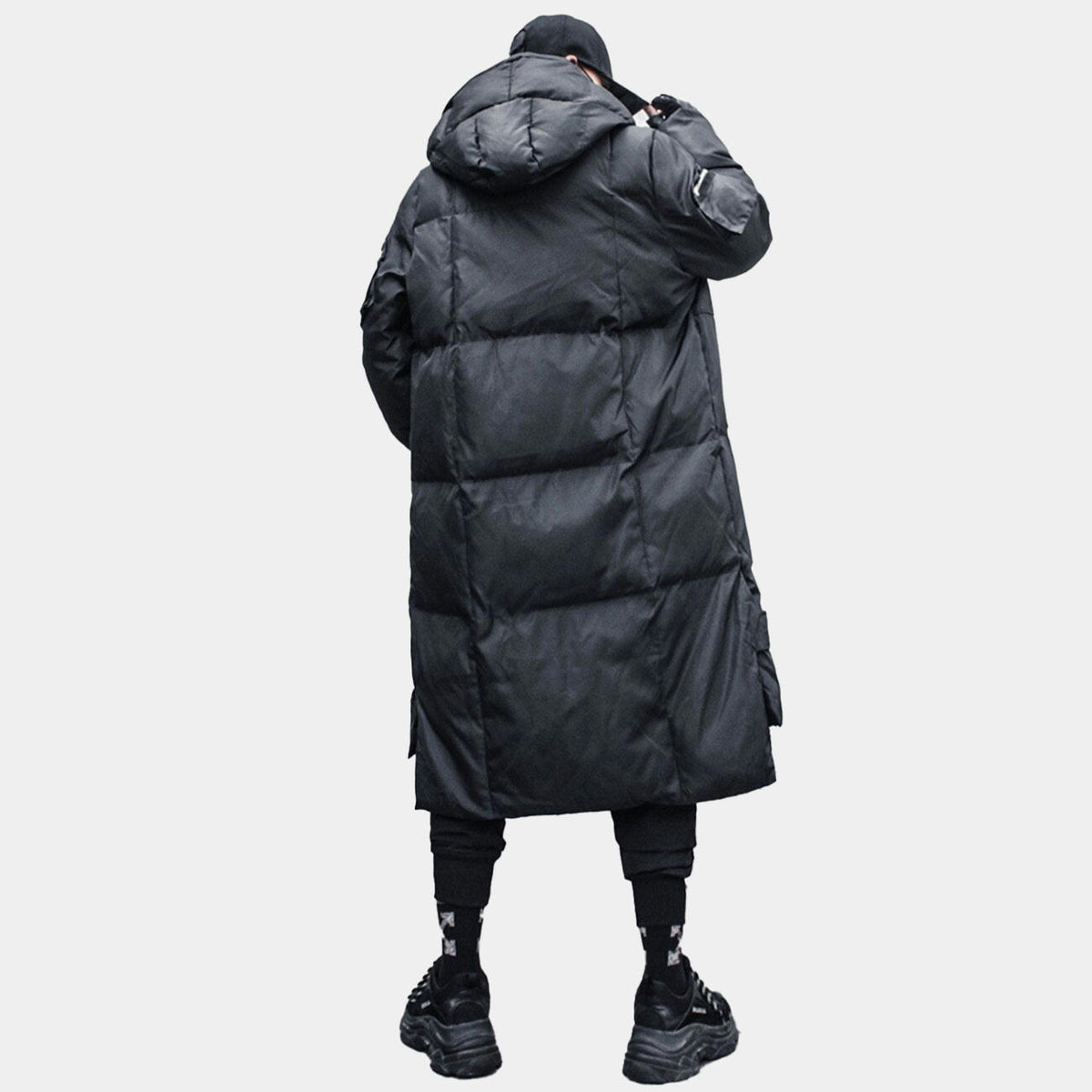 Techwear Padded Long Parka – CYBER TECHWEAR