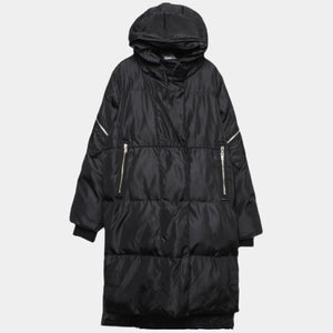 Techwear Padded Long Parka