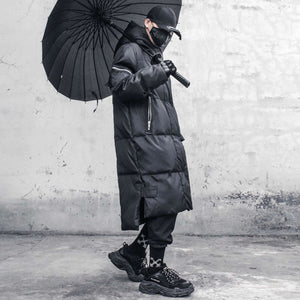 Techwear Padded Long Parka