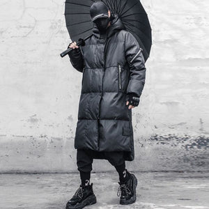 Techwear Padded Long Parka