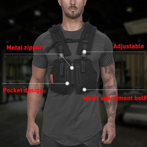 Reflective Techwear Vest | CYBER TECHWEAR®