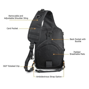 Techwear Sling Backpack | CYBER TECHWEAR®