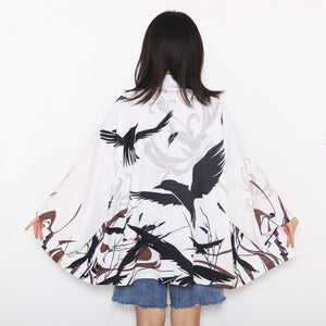Techwear Kimono Women White