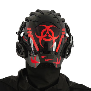 Toxic Cyberpunk Helmet | CYBER TECHWEAR®