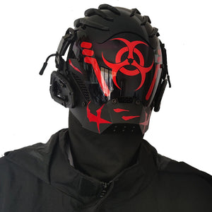 Toxic Cyberpunk Helmet | CYBER TECHWEAR®