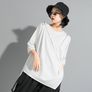 ASYMMETRICAL TECHWEAR TSHIRT