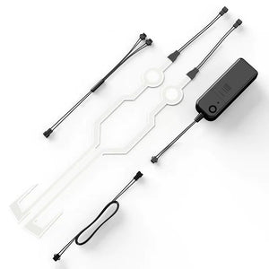 White Cyberpunk Helmet Glow Lamp | CYBER TECHWEAR®