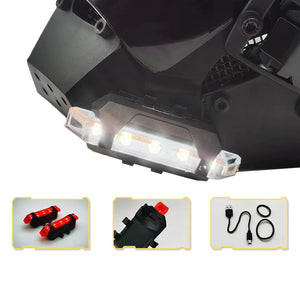 White Cyberpunk Helmet Lamp  CYBER TECHWEAR®