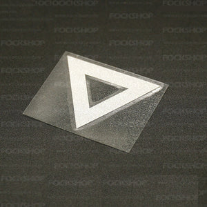 White Cyberpunk Helmet Sticker | CYBER TECHWEAR®