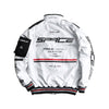 White Cyberpunk Techwear Jacket