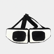 Bolso de pecho reflectante blanco