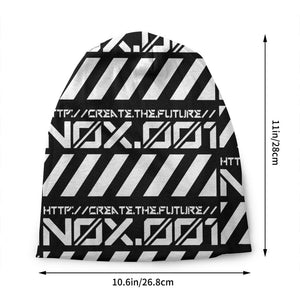 White Stripes Techwear Beanie | CYBER TECHWEAR®