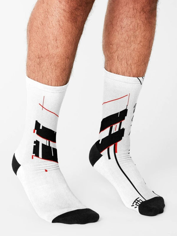 White Techwear Socks | CYBER TECHWEAR®
