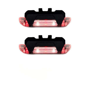 White Red Cyberpunk Helmet Lamp | CYBER TECHWEAR®