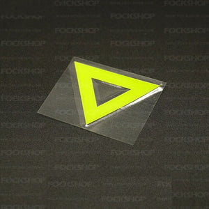 Yellow Cyberpunk Helmet Sticker | CYBER TECHWEAR®