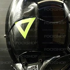 Yellow Cyberpunk Helmet Sticker | CYBER TECHWEAR®