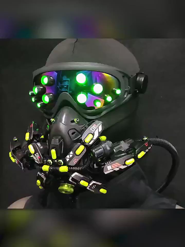 Futuristic Cyberpunk Mask | CYBER TECHWEAR®