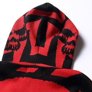 Skull Techwear Hoodie