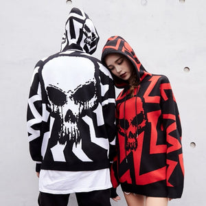 Skull Techwear Hoodie