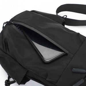 Black Techwear Sling Bag