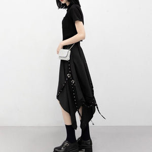 Irregular Techwear Skirt