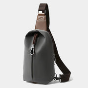 Bolso bandolera gris Techwear