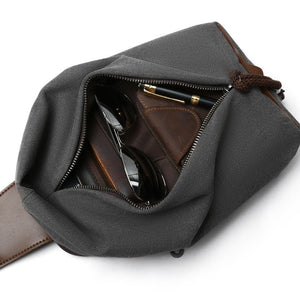 Grey Techwear Sling Bag