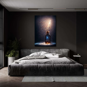 Cosmos Jar Canvas Print