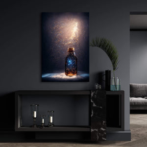 Cosmos Jar Canvas Print